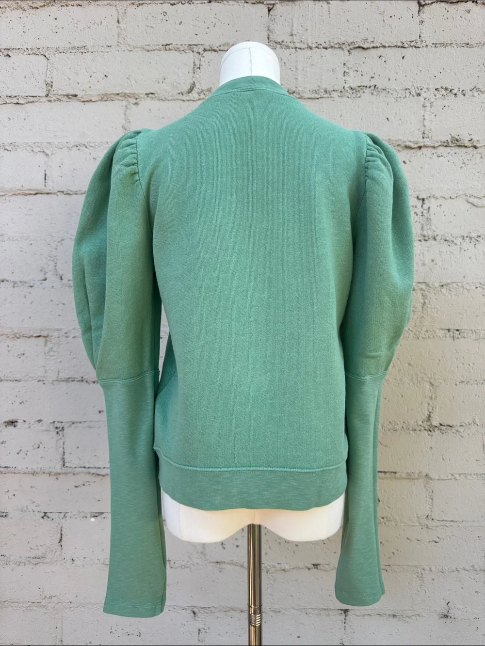 Ulla Johnson Philo Sweatshirt Turquoise Size S